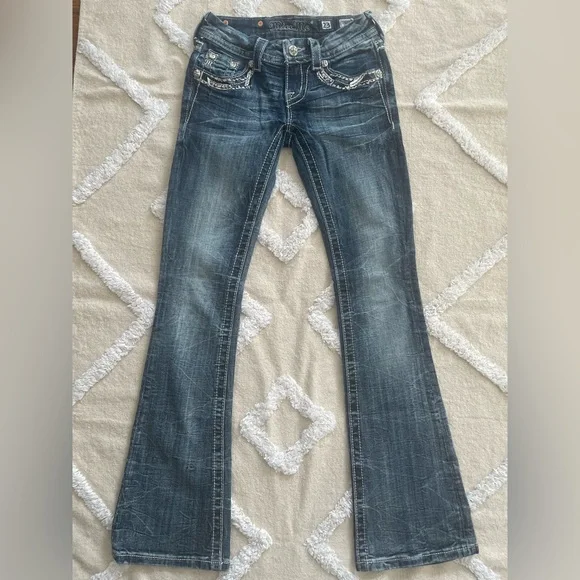 MISS ME Flare Jeans - Picture 1 of 6